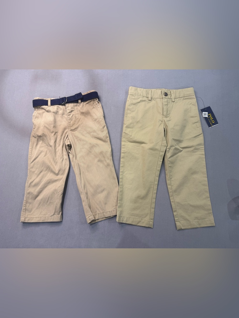 Ralph Lauren Kids Chino Pants in Khaki and Light Olive
